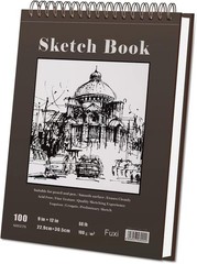 Durable 9″ x 12″ Sketch Pad with 100 Sheets for Artists – Ideal for All Media