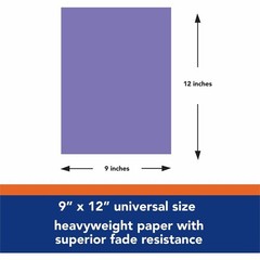 Tru-ray Construction Paper – 12″ X 9″ – Violet (PAC103009)