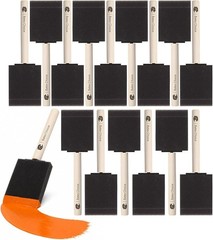 Bates- Foam Paint Brushes, 2 Inch, 16 Pack, Wooden Handle, Sponge Brushes for…