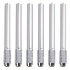 6PCS Silver Extension Holder Pencil Extension Holder Pencil Extender Holder New