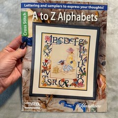 Cross Stitch A to Z Alphabets Pattern Book – Leisure Arts