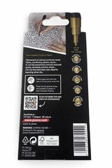 Posca Markers (Pack Of 5) Festive Colours Gold Silver Bronze White Black
