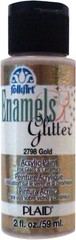 Highly Pigmented 2 oz Glitter Gold Paint – Non-Toxic and Dishwasher Safe