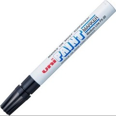 36 Markers | Uni-Paint PX-20 Oil-Based Paint Marker, Medium Line, BLACK