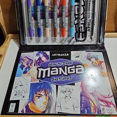 *NIB* How to Draw Manga ARTMAKER Ultimate Kit Instructions MANGA Pens Sketchbook