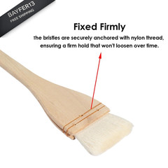 HLGHLG Paintbrush Set 4 1 inches/1.5 inches/2 inches/2.5 inches, Log Color