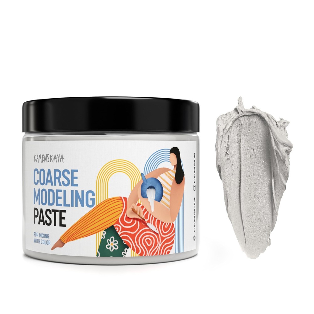 Coarse Texture Paste Modeling Paste Acrylic Medium 16.9 Fl Oz 500ml Art Gel