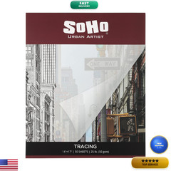 Soho Urban Artist Tracing Paper Pad – Paper For Drawing Tracing
