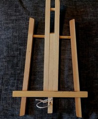 11 3/4″ Medium Tabletop Wood Display Stand A-Frame Artist Easel wood Tripod