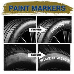 Rapid – Drying,Smudge – Proof,Efficient Fast – drying Tire Marker for Car Tires