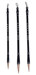 3-PCS Chinese Calligraphy Brush Set for Writing Sumi-e Painting Maobi