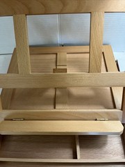 New Wooden Art Easel for Painting Sketching Table Top w Storage