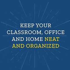 Stacking Bins, 14″ x 10″ x 5 ¾” – 12 Pack, Neon Blue | Stackable Storage Plas…