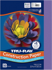Pacon Heavyweight Construction Paper, Violet, 9″ X 12″, 50 Sheets