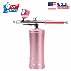 Cordless Airbrush Kit Rechargeable Compressor Nail Art Cake Decorating Paint