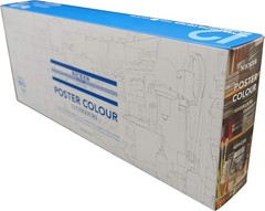 Nicker Poster Color 12 colors 40ml PC40ML12N Watercolor paint Japan