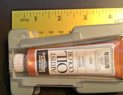 New Vintage 1980’s Liquitex Artist Oil Color Metallic COPPER #303 tube 1.25 Oz.