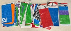 Huge Lot – Stick-On Vinyl Multi Color Letters and Numbers 2” And More