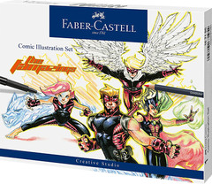 Comic Illustration Set – the Famazings Superhero Comic Book Drawing Kit – Draw w