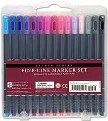 Studio Series Fine-Line Marker Set 30 vibrant colors 0.4mm tips Perfect for A…