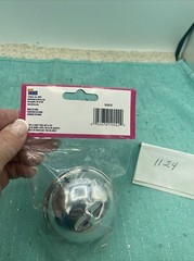Jingle Bell Silver with Star Cutouts 2.75 Inches New In Package
