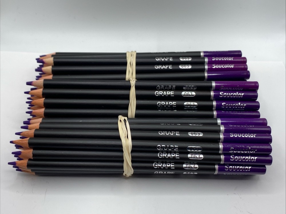 063 GRAPE (60 Count) – Soucolor Colored Pencils – 4.0 mm Soft Core