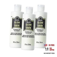 322E Glow in the Dark Paint, 8 oz- (Pack of 3) Neutral Paint(Pack of 3)