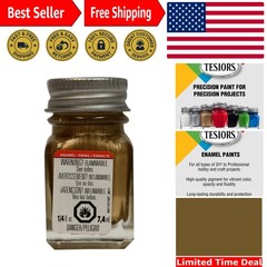 Durable 1/4 oz Water-Resistant Gold Enamel Paint for Creative Crafts