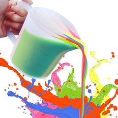 Silicone Spilt Cup 5Channel Reusable Resin Split Pouring Cup With Handle