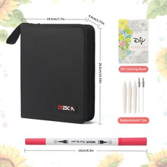 Dual Tip Brush Art Markers for Drawing Journaling and Coloring