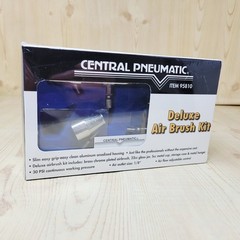 Central Pneumatic Deluxe Air Brush Kit Item #95810 NEW SEALED