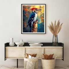 Natuyalo Bird Paint by Numbers Kit for Adults Beginner 16×20 inches, PIC-09