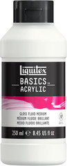 BASICS Gloss Fluid Medium, 250Ml (8.4Oz) Bottle