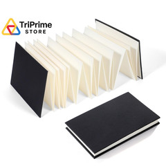 Concertina Sketchbook, Watercolour Hardback Concertina, 15 x 100 cm White
