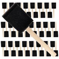 Pro Grade Foam Brushes 2 Inch 48 Piece Poly Foam Brush Set