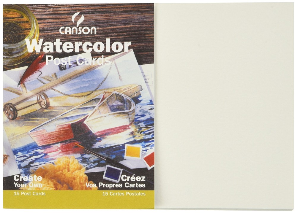 Artist Series Montval Watercolor Postcards 5×7 inches 15 Cards 140lb/300g – A…