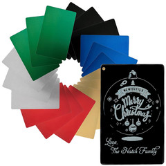 Metal Engraving Blanks for Etching W/Silhouette Cameo 4 Pro Plus, Scan and Cut,