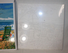 Paint by Numbers Kit Summer At the Beach DIY Paint Kit 12″ x 12″ NEW IN BOX