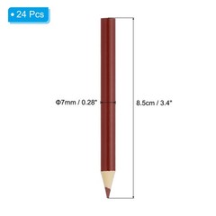 Reddish Brown Colored Pencils Set,24 Pcs Oil Color Pencils