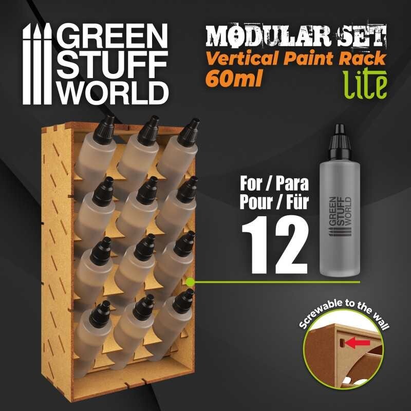 Vertical Paint Organizer 60ml – LITE – modelling Hobby compatible with Warhammer