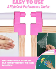 Easel for Kids – Wooden Art Easel with Paper Roll & Adjustable Double Sided Dry