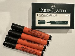 10 Faber-Castell Pitt Big Brush Artist Pens 4-Pack Lot Multiple Colors New