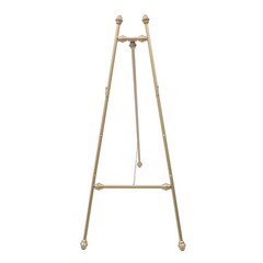 Floor Mount Golden Wedding Easel Stand Wedding Party Easel Stands Set of 2