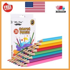 Long-Lasting 36-Count Colored Pencils for Drawing & Sketching – Fade Resistant