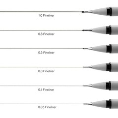 Winsor & Newton Fineliner Artists Drawing Pens