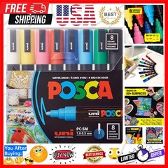 Paint Markers, 5M Medium Acrylic Markers with Reversible Tips, Artist Recomme…