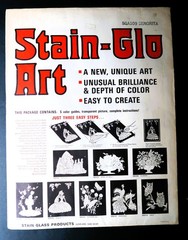 Vintage Stain-Glo Art “Senorita” Pattern NOS 1969 Very Rare Find Craft Art Kit