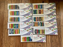 Lot 11 Pentel Arts 15-Pack Fabric Fun Pastel Dye Sticks Assorted Colors
