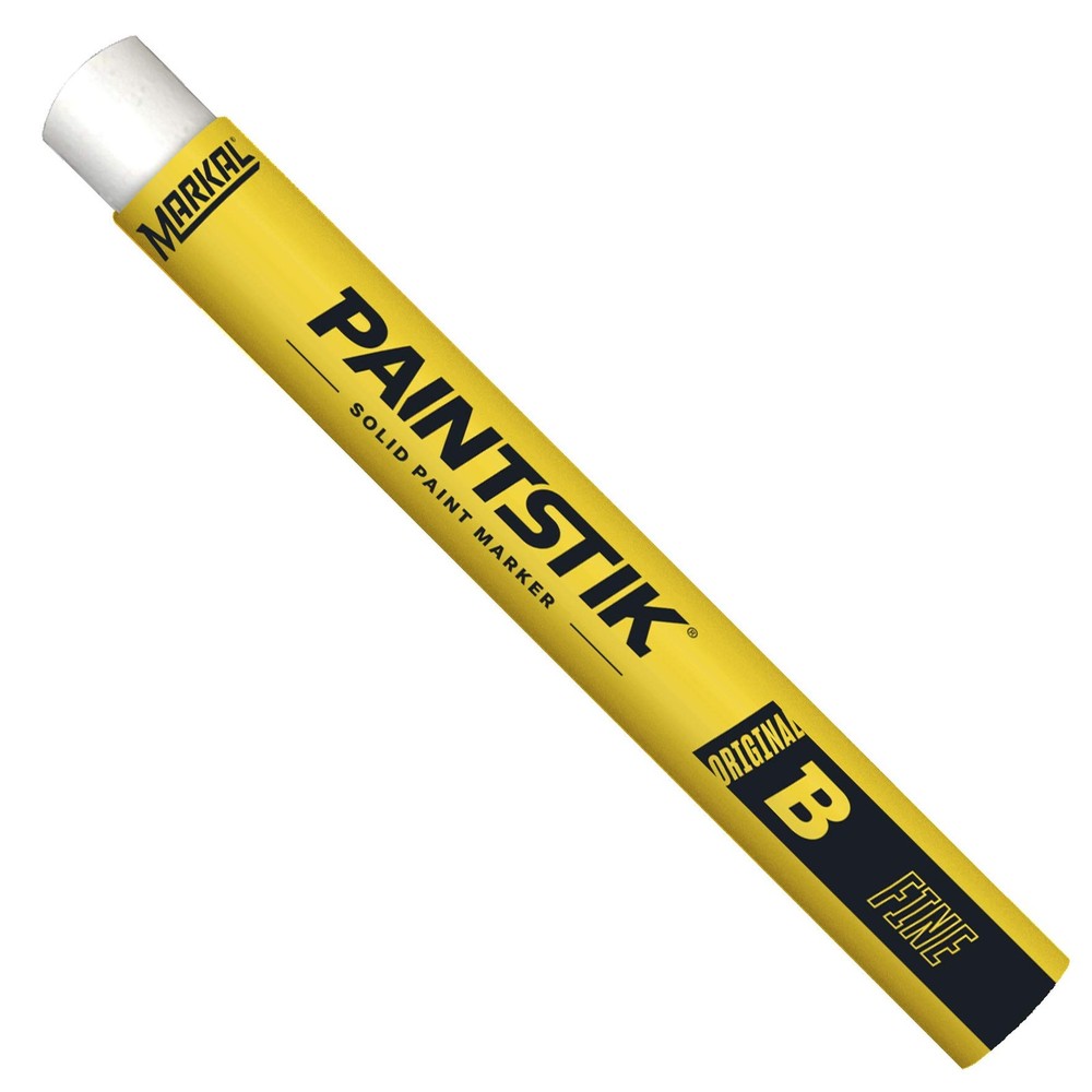 80420 B Paintstik Solid Paint Ambient Surface Marker, White, Fine Size (Pack …