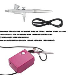 0.4mm Single Action Airbrush Kit, Gravity Feed Air Brush Gun Set for Painting…